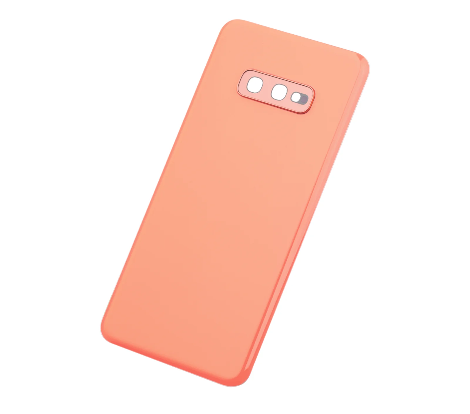 Back Cover Glass With Camera Lens For Samsung Galaxy S10e (No Logo) (Aftermarket Plus) (Flamingo Pink) - Image 7