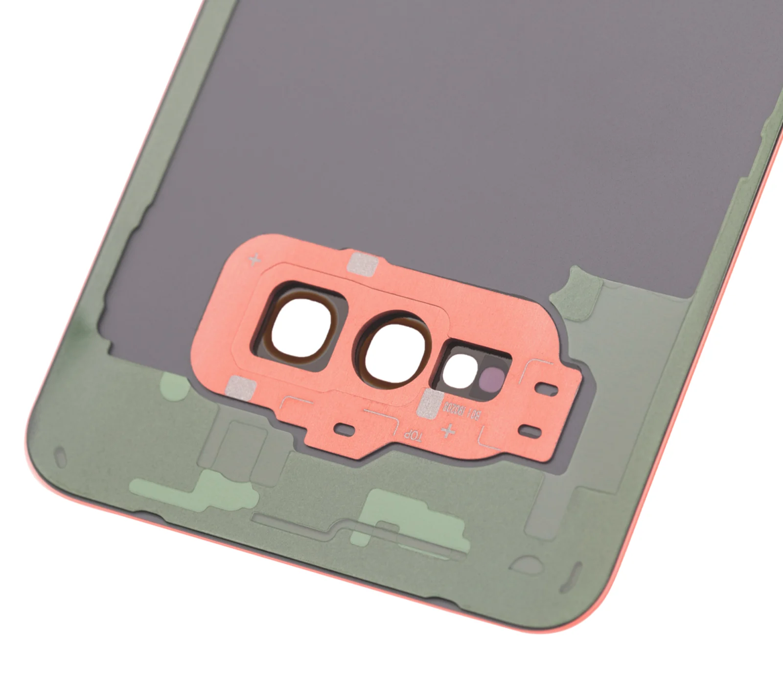 Back Cover Glass With Camera Lens For Samsung Galaxy S10e (No Logo) (Aftermarket Plus) (Flamingo Pink) - Image 6