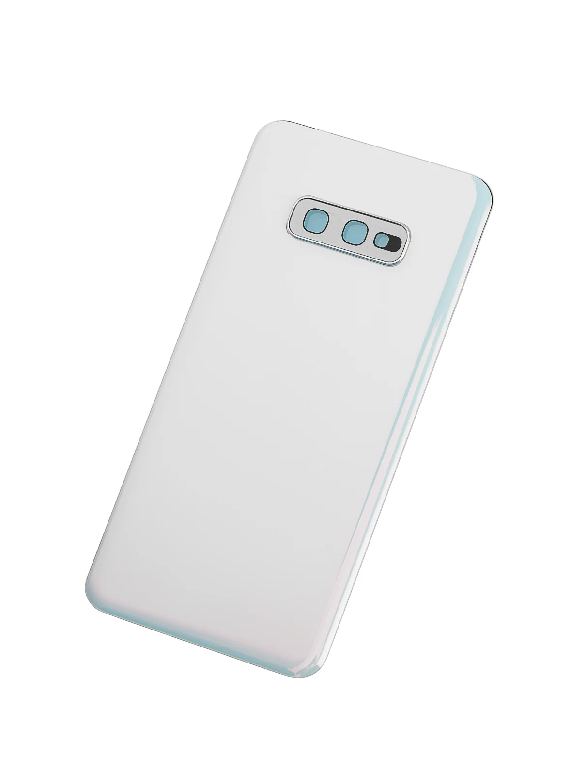 Back Cover Glass With Camera Lens For Samsung Galaxy S10e (No Logo) (Aftermarket Plus) (Prism White) - Image 6