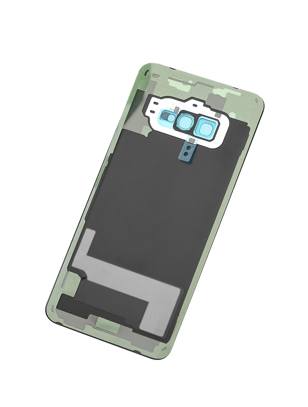 Back Cover Glass With Camera Lens For Samsung Galaxy S10e (No Logo) (Aftermarket Plus) (Prism White) - Image 7