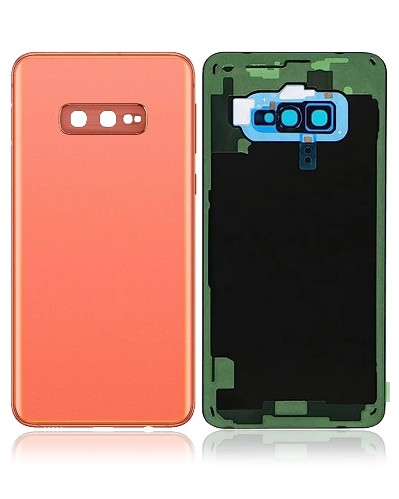 Back Cover Glass With Camera Lens For Samsung Galaxy S10e (Service Pack) (Flamingo Pink) - Image 3