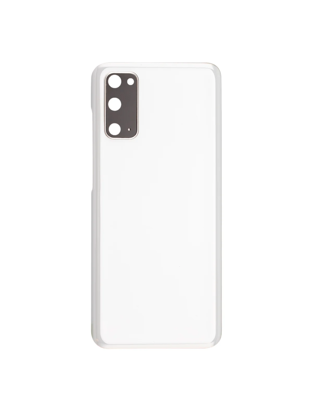 Back Cover Glass With Camera Lens For Samsung Galaxy S20 5G (No Logo) (Aftermarket Plus) (Cloud White)