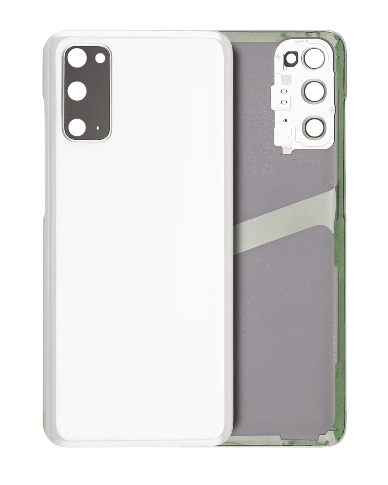 Back Cover Glass With Camera Lens For Samsung Galaxy S20 5G (No Logo) (Aftermarket Plus) (Cloud White) - Image 10