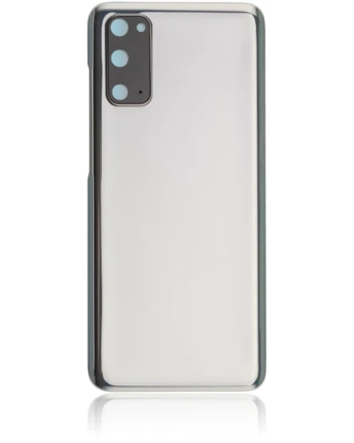 Back Cover Glass With Camera Lens For Samsung Galaxy S20 5G (No Logo) (Aftermarket Plus) (Cosmic Gray)