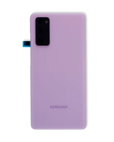 Back Cover Glass With Camera Lens For Samsung Galaxy S20 FE (Service Pack) (Cloud Lavender)