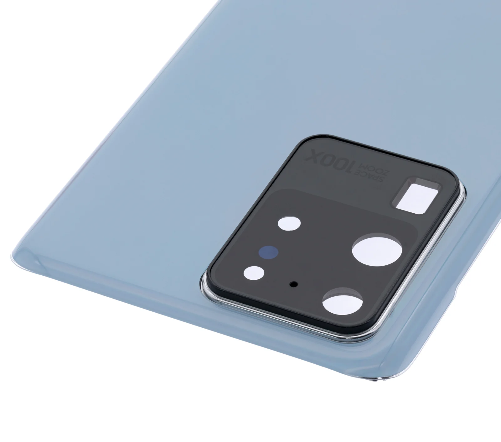 Back Cover Glass With Camera Lens For Samsung Galaxy S20 Ultra 5G (No Logo) (Aftermarket Plus) (Cloud Blue) - Image 7