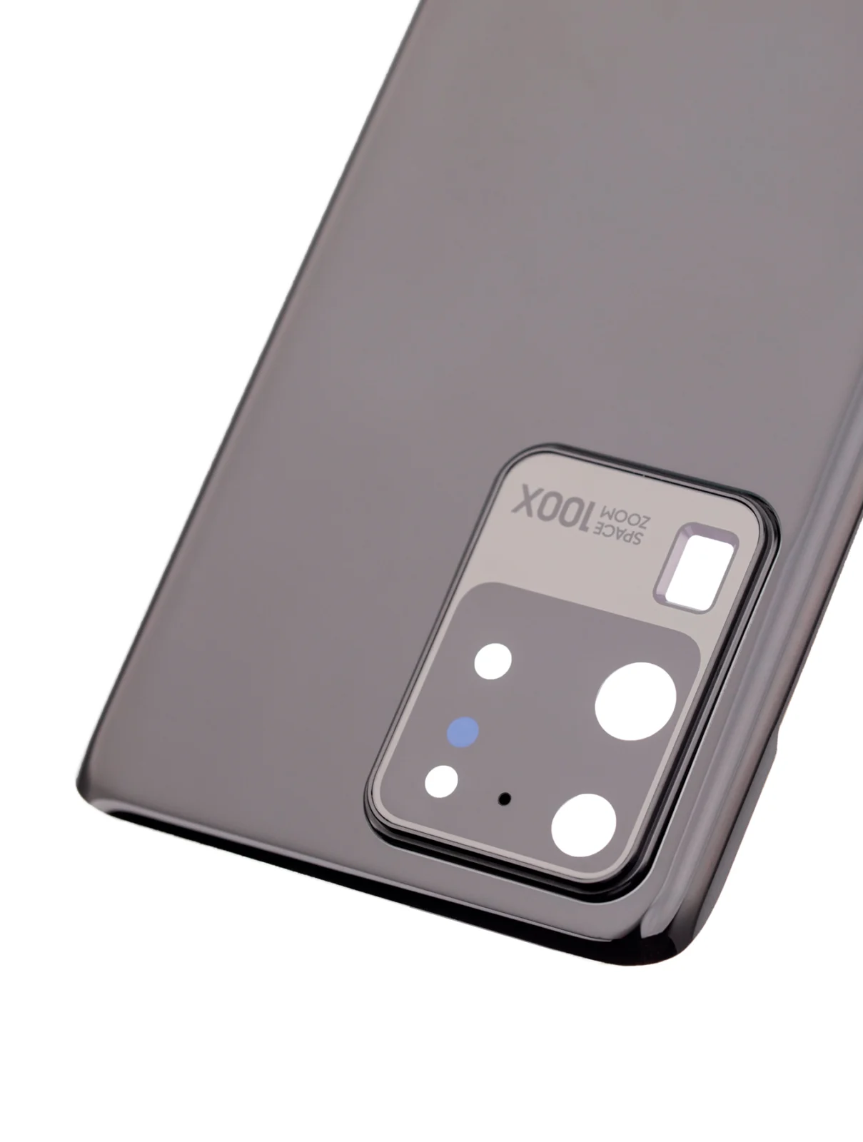Back Cover Glass With Camera Lens For Samsung Galaxy S20 Ultra 5G (No Logo) (Aftermarket Plus) (Cosmic Black) - Image 7