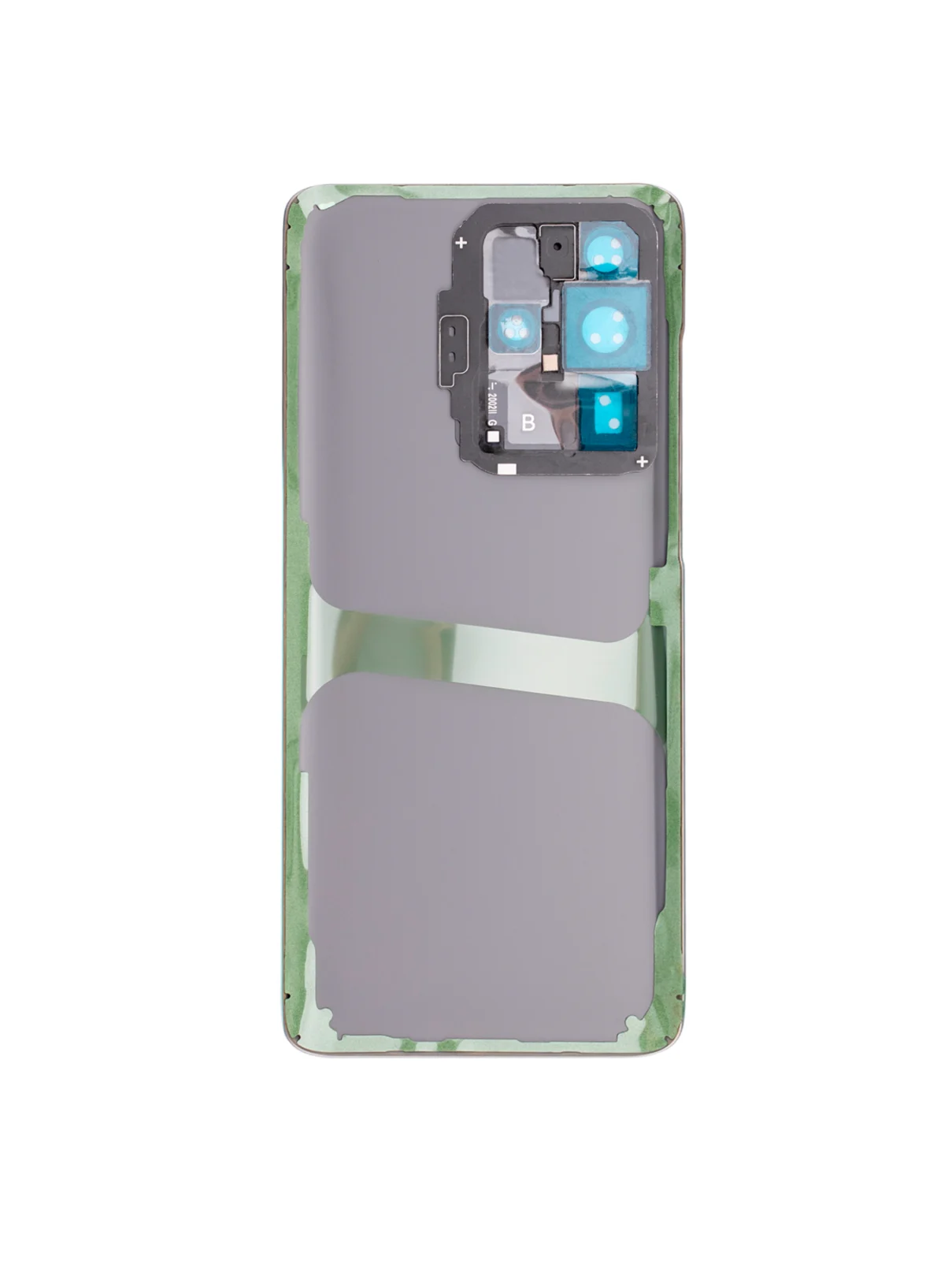 Back Cover Glass With Camera Lens For Samsung Galaxy S20 Ultra 5G (No Logo) (Aftermarket Plus) (Cosmic Gray) - Image 3