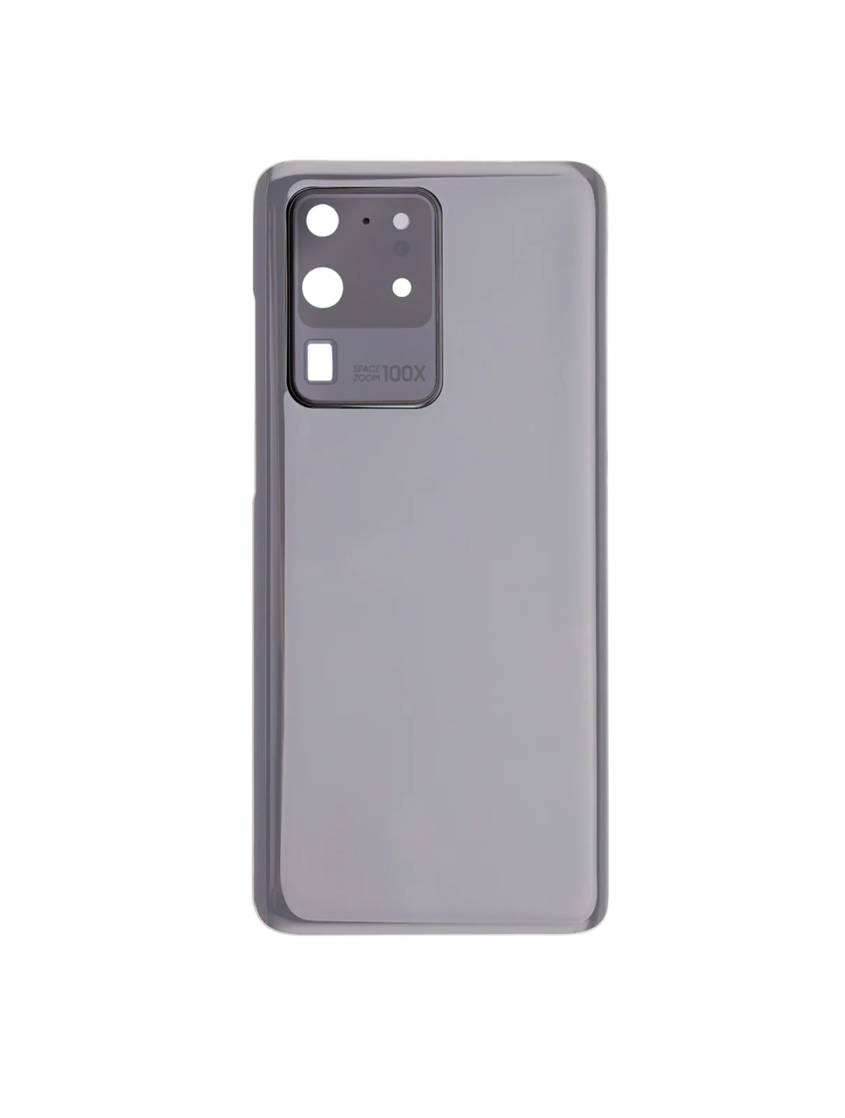 Back Cover Glass With Camera Lens For Samsung Galaxy S20 Ultra 5G (No Logo) (Aftermarket Plus) (Cosmic Gray) - Image 2