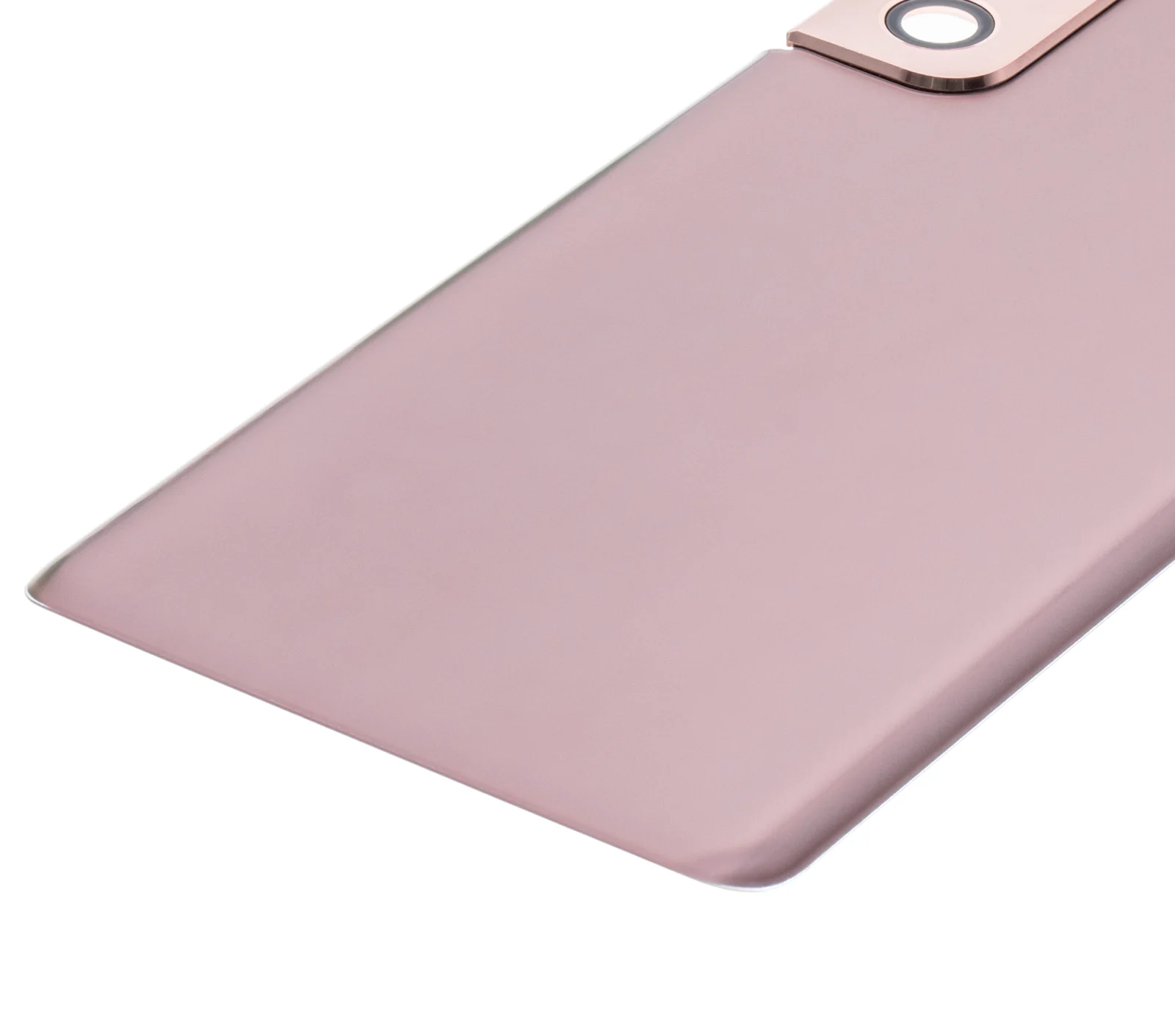 Back Cover Glass With Camera Lens For Samsung Galaxy S21 Plus (No Logo) (Aftermarket Plus) (Phantom Gold) - Image 4