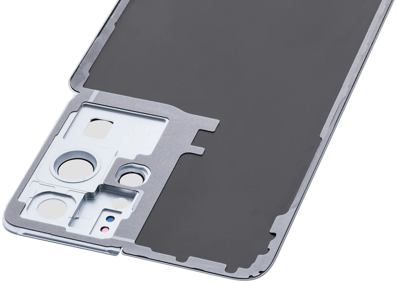 Back Cover Glass With Camera Lens For Samsung Galaxy S21 Ultra (Service Pack) (Phantom Silver) - Image 7