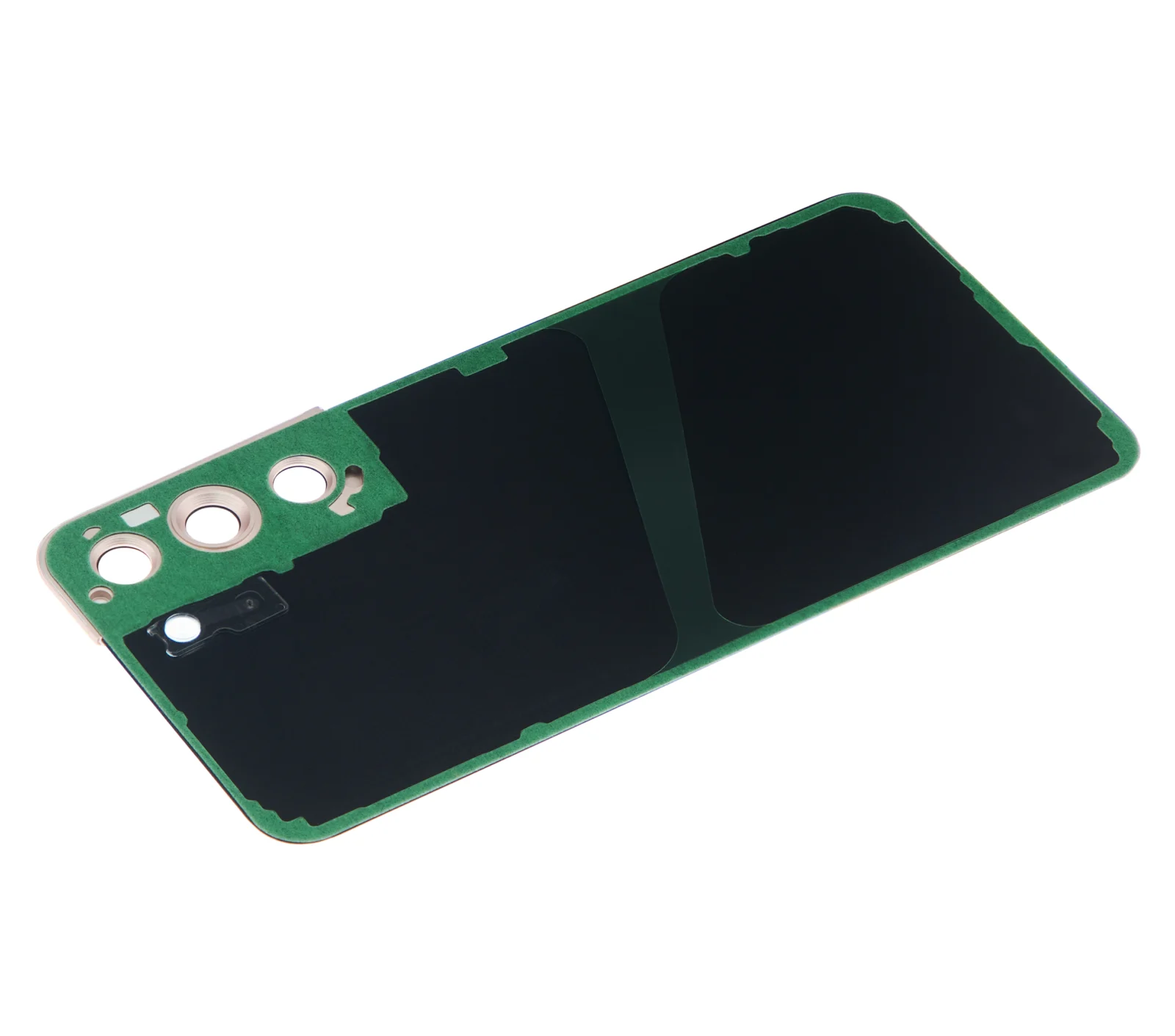Back Cover Glass With Camera Lens For Samsung Galaxy S22 5G (No Logo) (Aftermarket Plus) (Pink Gold) - Image 5