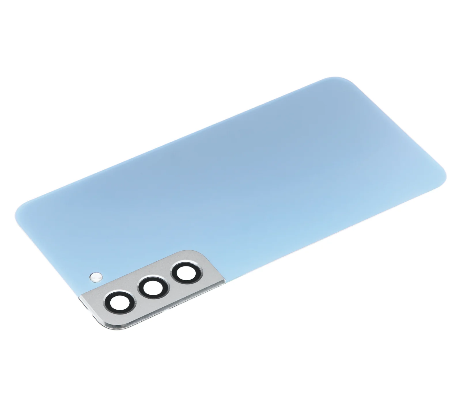 Back Cover Glass With Camera Lens For Samsung Galaxy S22 Plus 5G (No Logo) (Aftermarket Plus) (Sky Blue) - Image 4