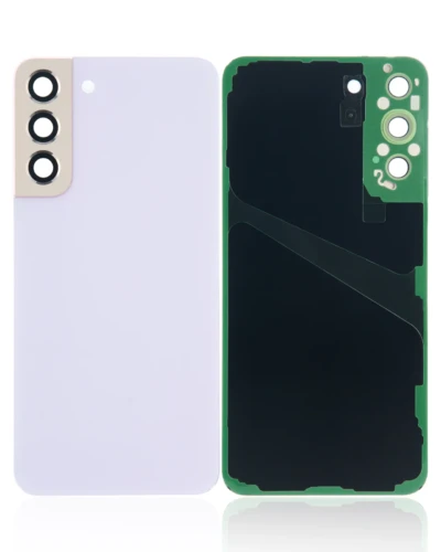 Back Cover Glass With Camera Lens For Samsung Galaxy S22 Plus 5G (No Logo) (Aftermarket Plus) (Violet)