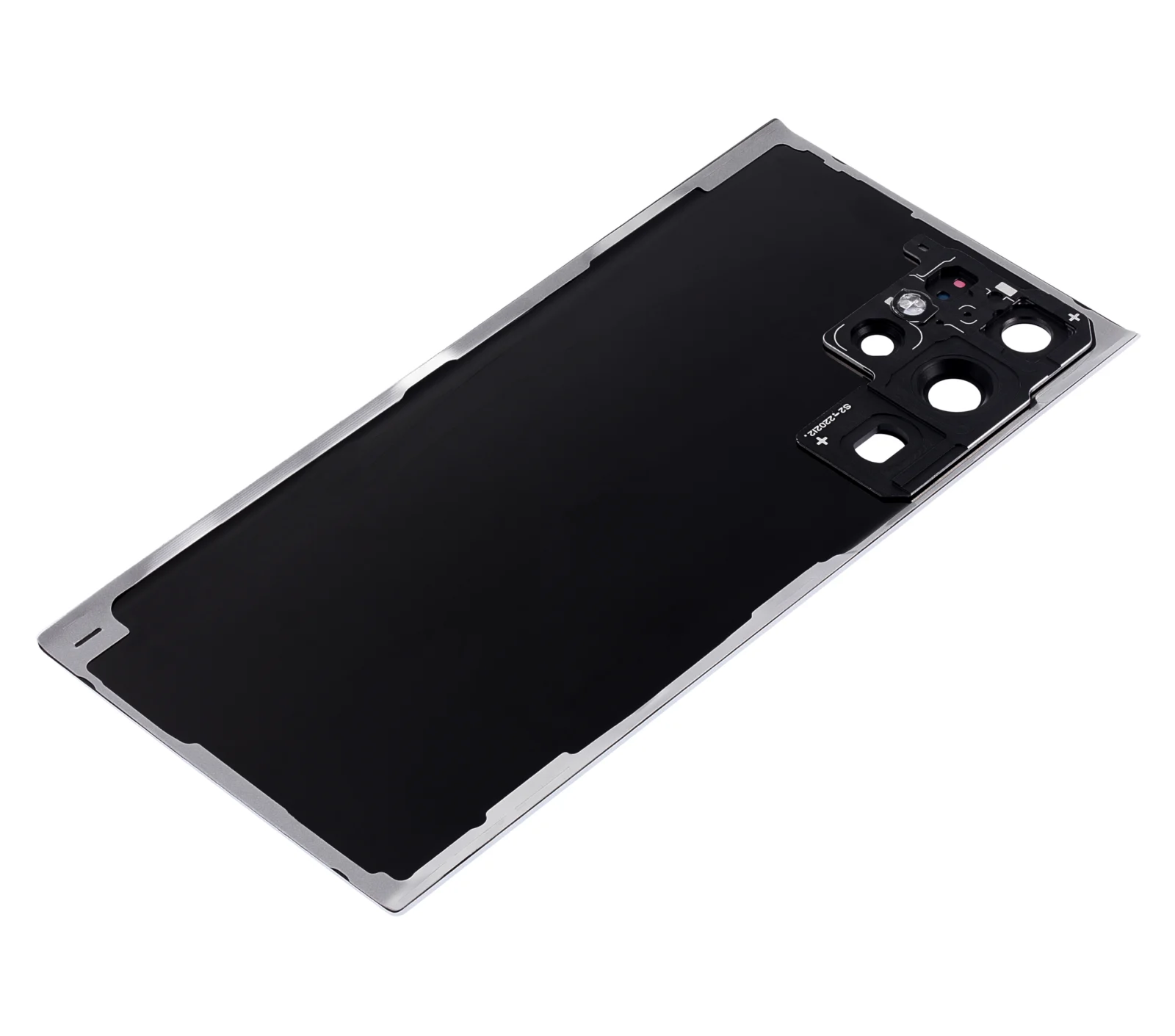 Back Cover Glass With Camera Lens For Samsung Galaxy S22 Ultra 5G (No Logo) (Aftermarket Plus) (White) - Image 4