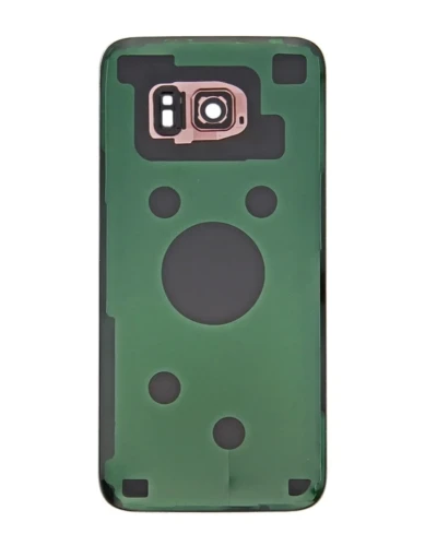 Back Cover Glass With Camera Lens For Samsung Galaxy S7 Edge (No Logo) (Aftermarket Plus) (Rose Pink)