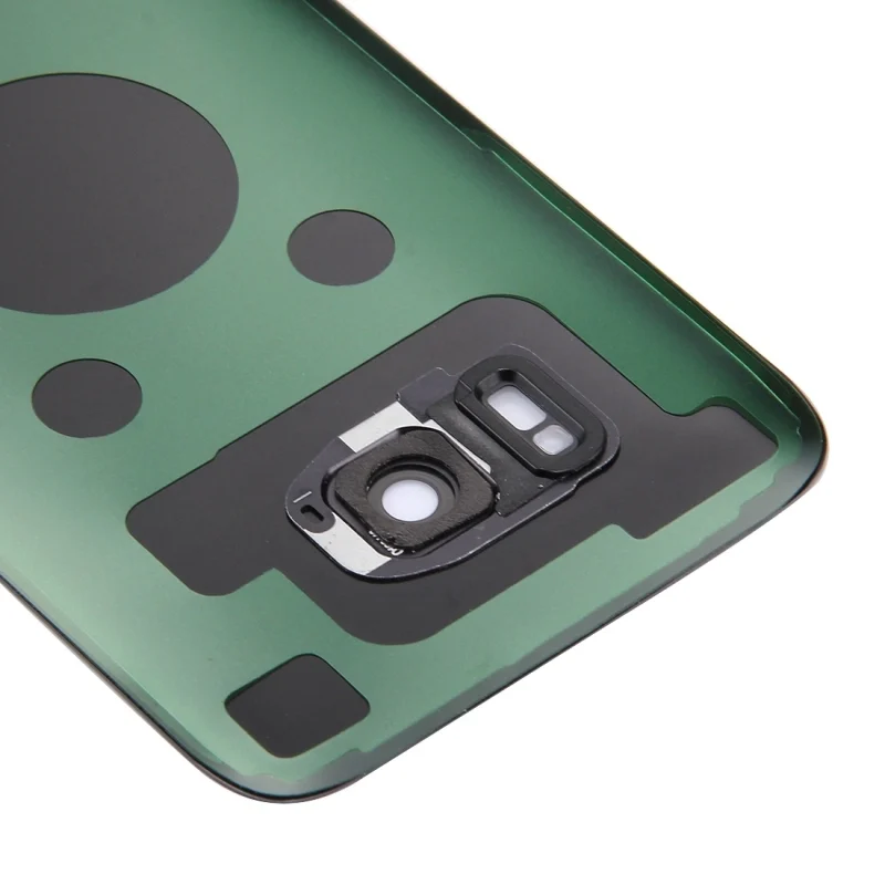 Back Cover Glass With Camera Lens For Samsung Galaxy S7 Edge (Service Pack) (Black) - Image 2