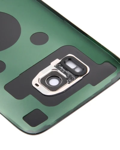 Back Cover Glass With Camera Lens For Samsung Galaxy S7 Edge (Service Pack) (Gold)