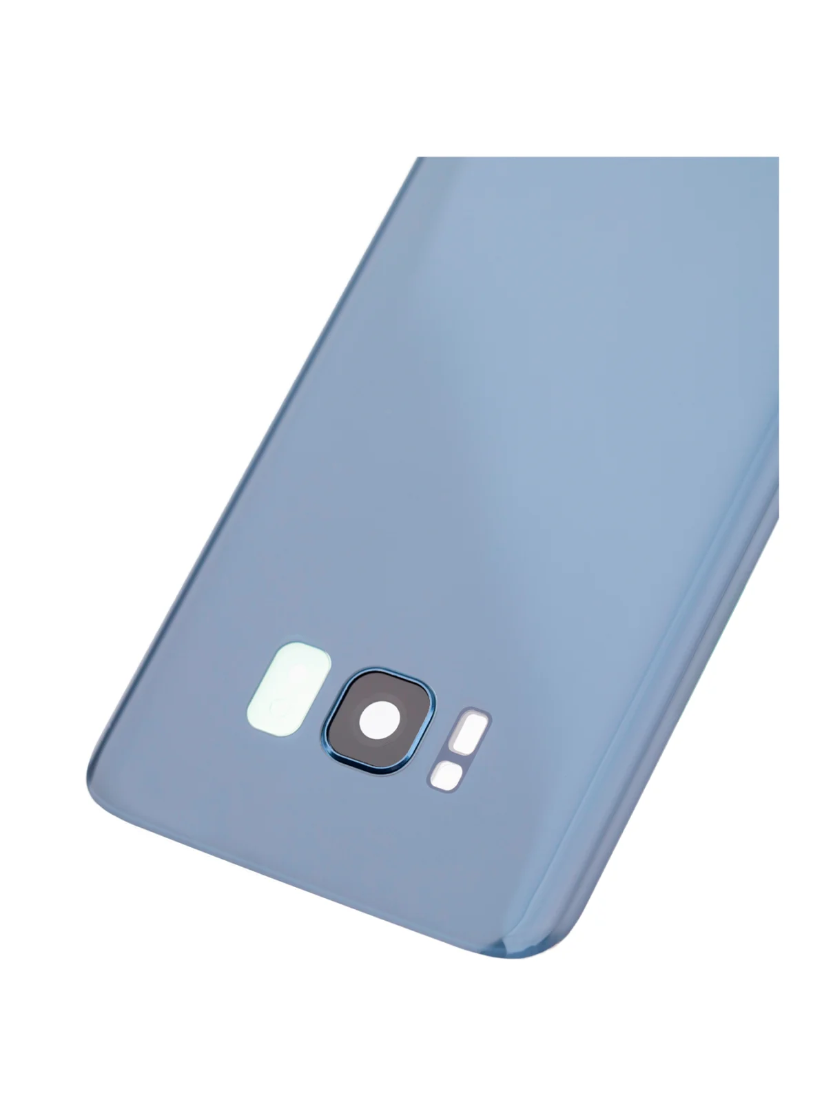 Back Cover Glass With Camera Lens For Samsung Galaxy S8 (No Logo) (Aftermarket Plus) (Coral Blue) - Image 6