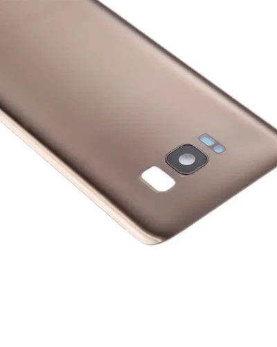 Back Cover Glass With Camera Lens For Samsung Galaxy S8 (No Logo) (Aftermarket Plus) (Maple Gold)