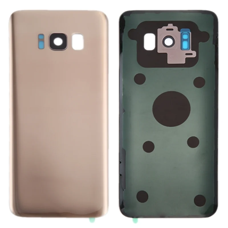 Back Cover Glass With Camera Lens For Samsung Galaxy S8 (No Logo) (Aftermarket Plus) (Maple Gold) - Image 5