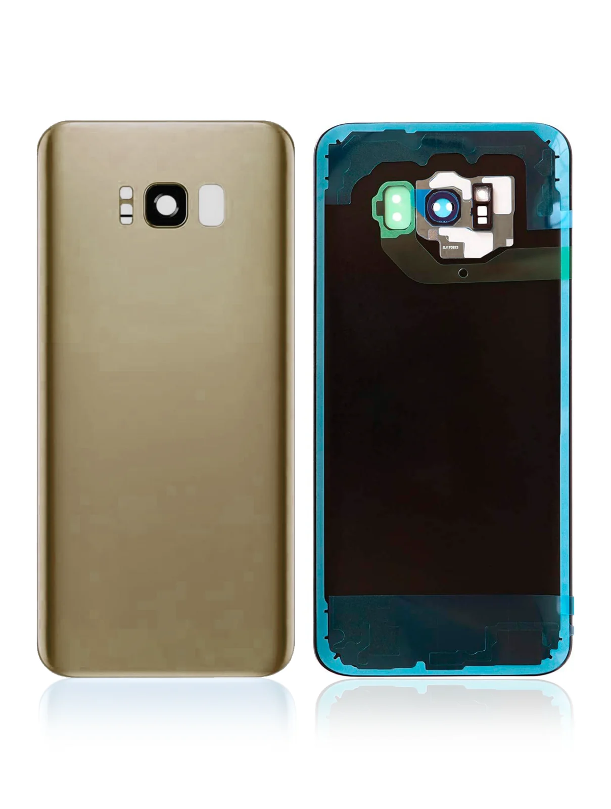 Back Cover Glass With Camera Lens For Samsung Galaxy S8 Plus (No Logo) (Aftermarket Plus) (Maple Gold) - Image 2