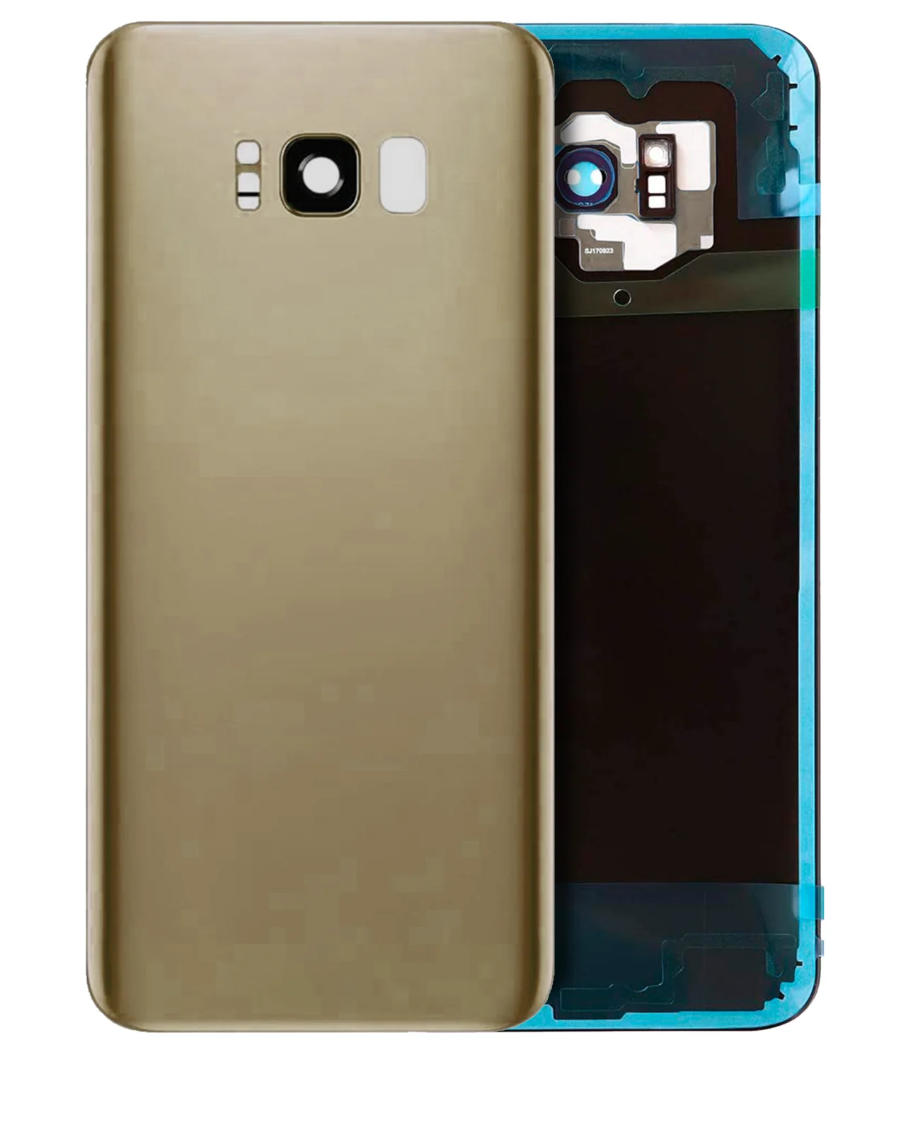 Back Cover Glass With Camera Lens For Samsung Galaxy S8 Plus (No Logo) (Aftermarket Plus) (Maple Gold) - Image 4