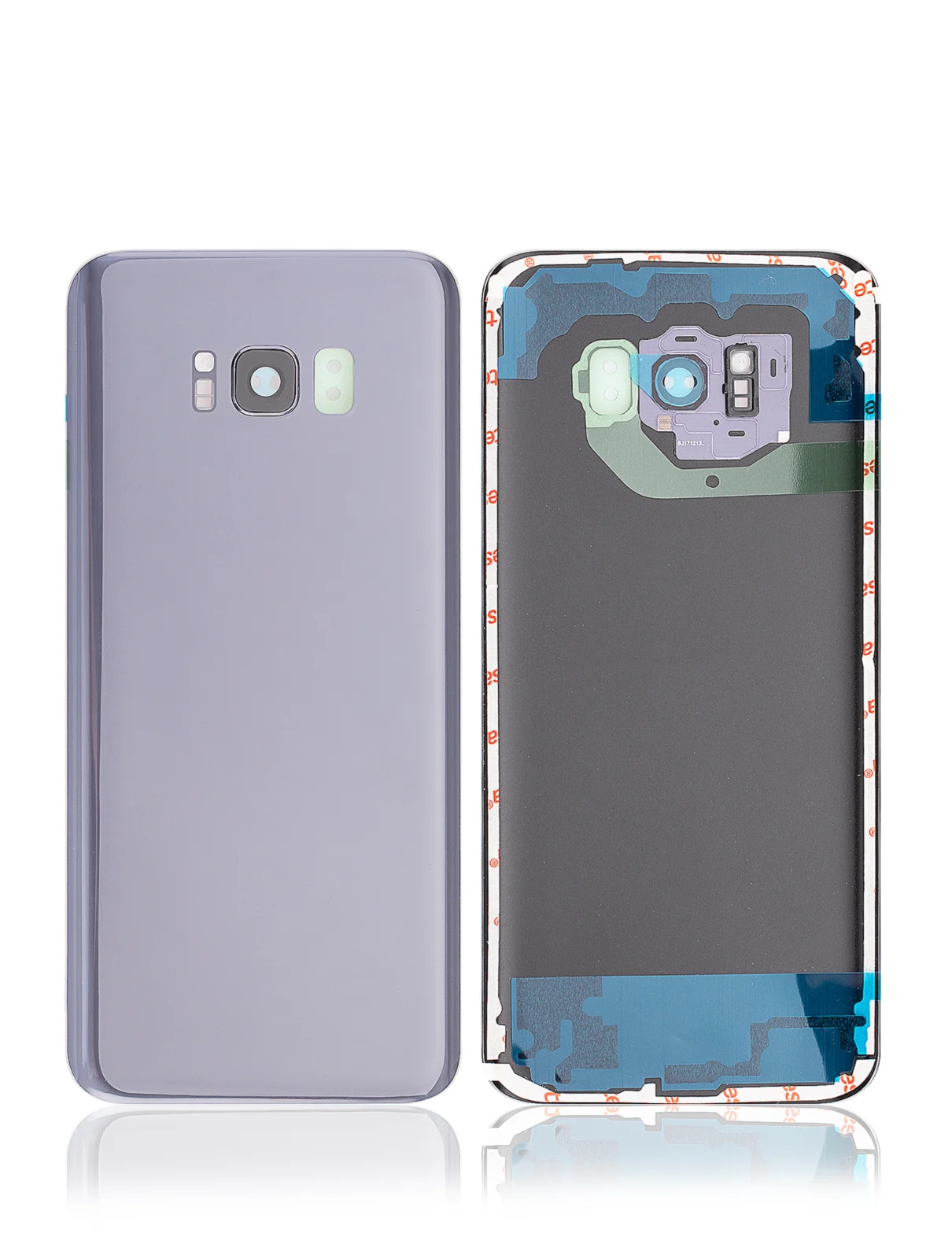 Back Cover Glass With Camera Lens For Samsung Galaxy S8 Plus (No Logo) (Aftermarket Plus) (Orchid Gray) - Image 5