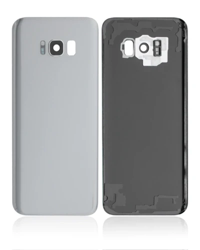 Back Cover Glass With Camera Lens For Samsung Galaxy S8 Plus (Service Pack) (Arctic Silver)