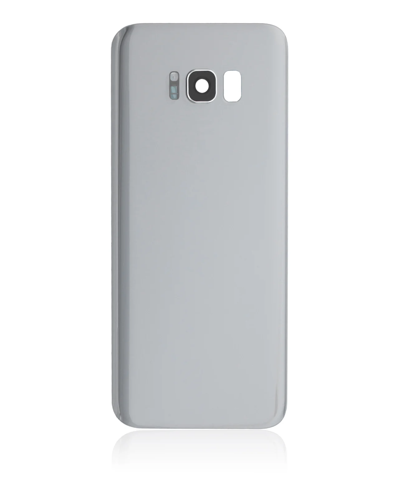 Back Cover Glass With Camera Lens For Samsung Galaxy S8 Plus (Service Pack) (Arctic Silver) - Image 2