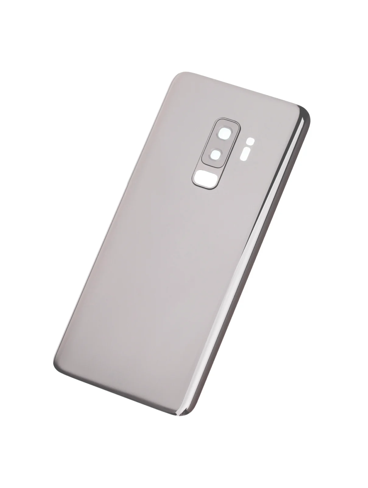 Back Cover Glass With Camera Lens For Samsung Galaxy S9 Plus (No Logo) (Aftermarket Plus) (Titanium Gray)