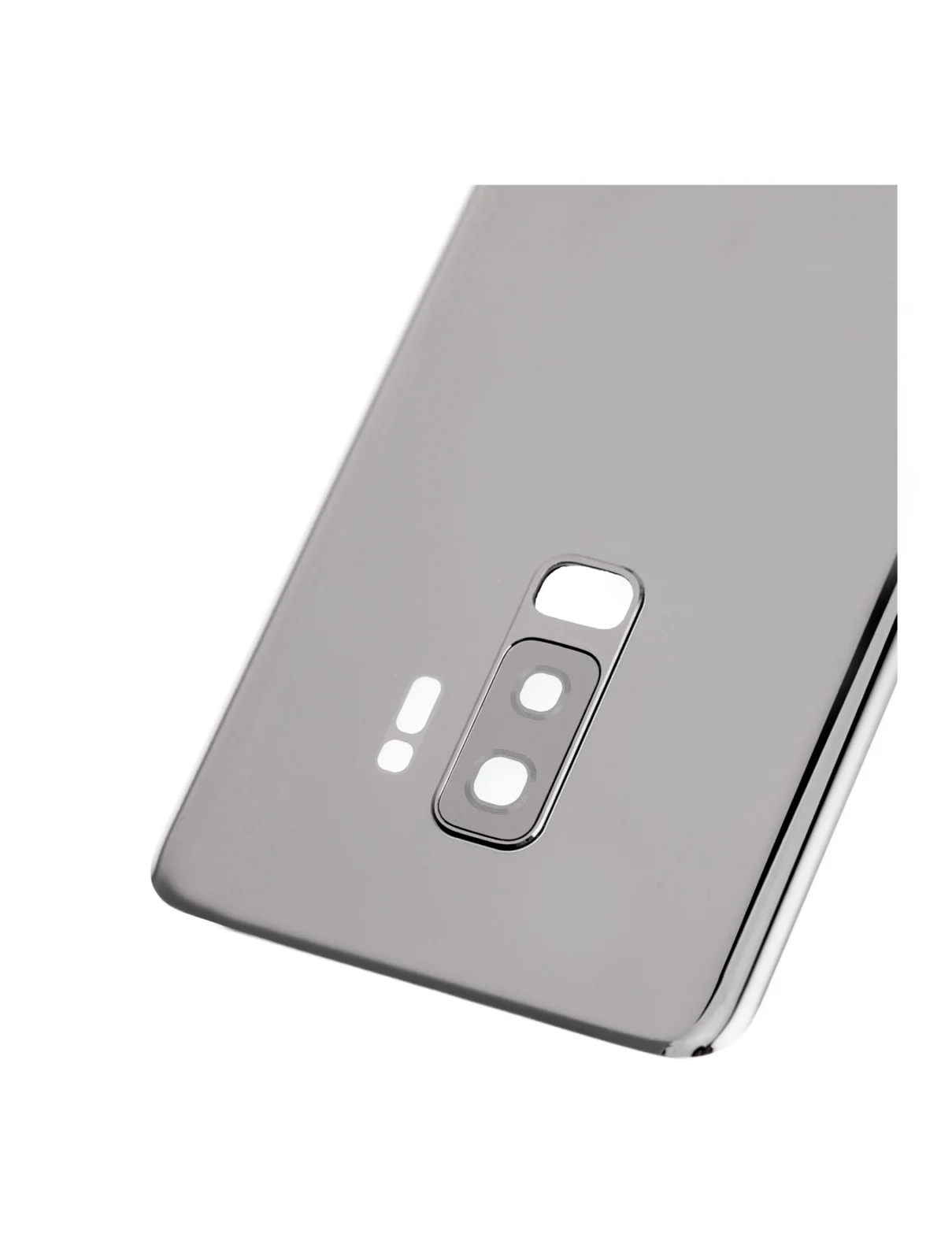 Back Cover Glass With Camera Lens For Samsung Galaxy S9 Plus (No Logo) (Aftermarket Plus) (Titanium Gray) - Image 3