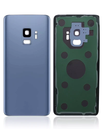Back Cover Glass With Camera Lens For Samsung Galaxy S9 (Service Pack) (Coral Blue)