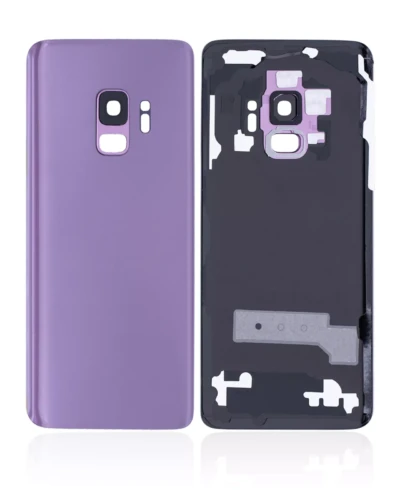Back Cover Glass With Camera Lens For Samsung Galaxy S9 (Service Pack) (Lilac Purple)