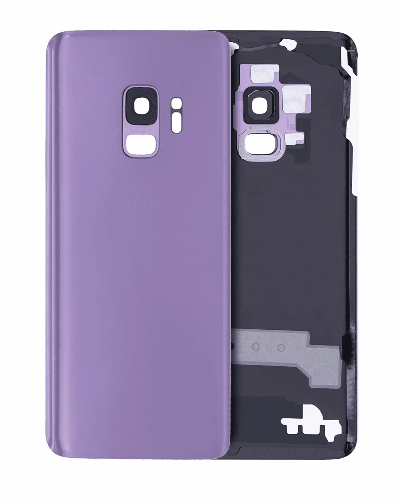 Back Cover Glass With Camera Lens For Samsung Galaxy S9 (Service Pack) (Lilac Purple) - Image 8