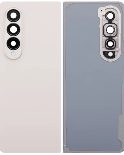 Back Cover Glass With Camera Lens For Samsung Galaxy Z Fold 4 (F936) (Beige)