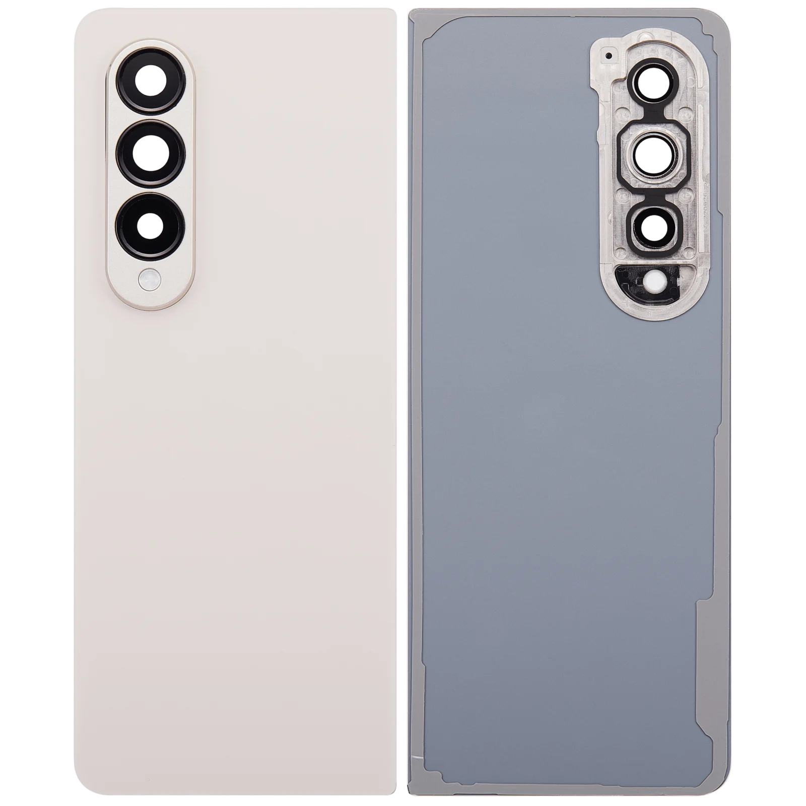 Back Cover Glass With Camera Lens For Samsung Galaxy Z Fold 4 (F936) (Beige)
