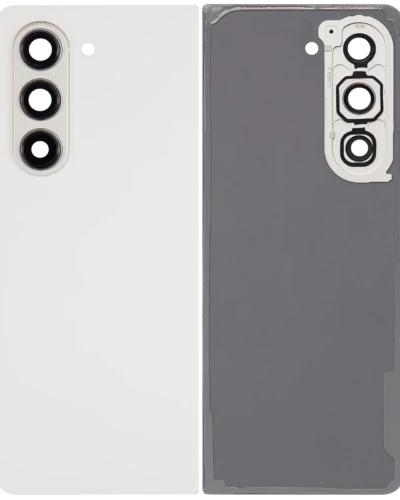 Back Cover Glass With Camera Lens For Samsung Galaxy Z Fold 5 5G (Cream)