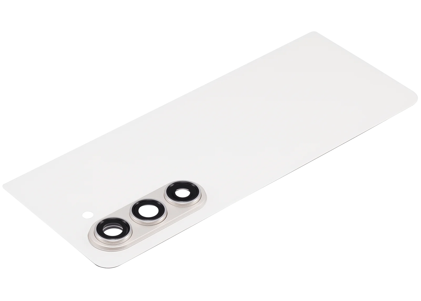 Back Cover Glass With Camera Lens For Samsung Galaxy Z Fold 5 5G (Cream) - Image 4