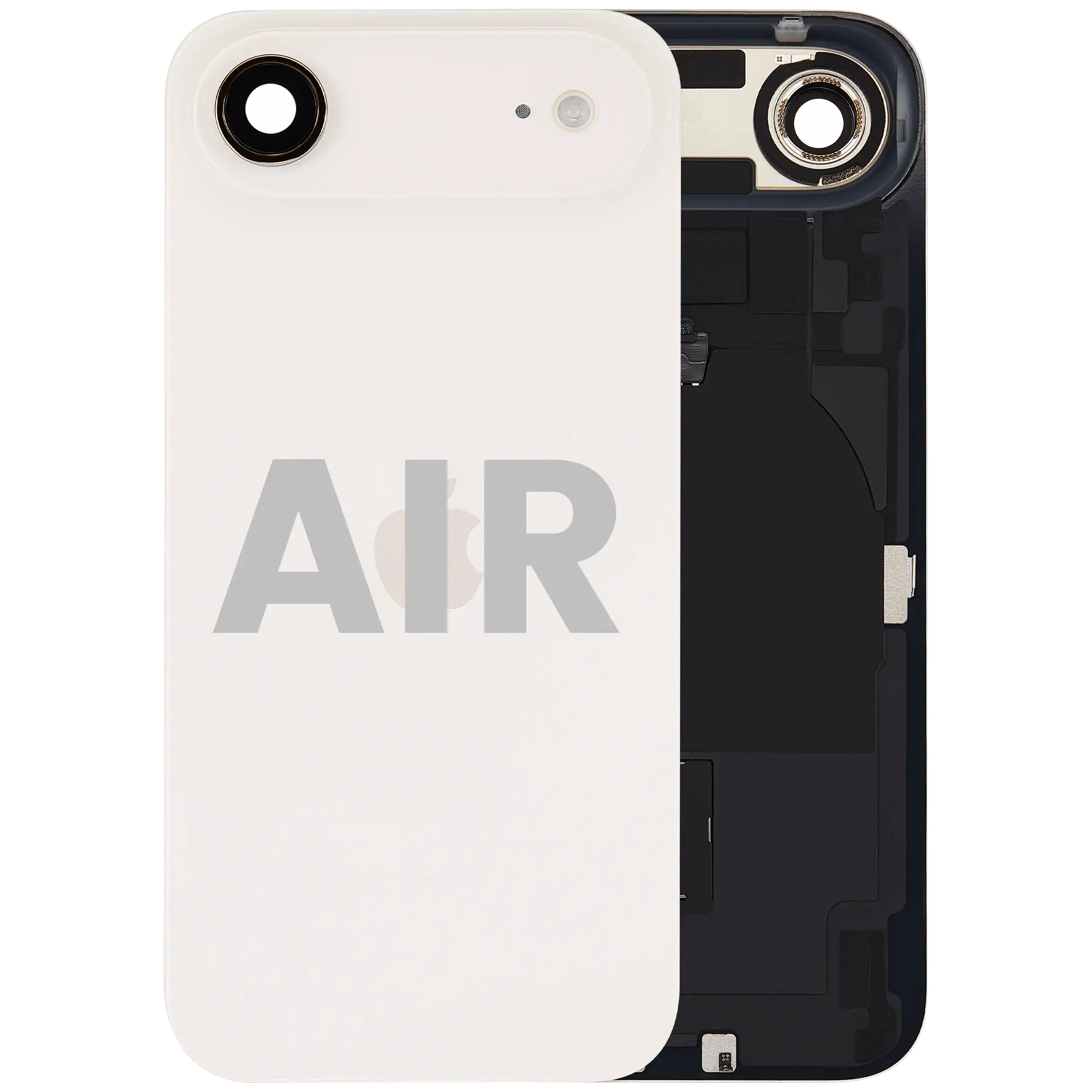 Back Glass W/ MagSafe Magnet & NFC & Flashlight Flex For iPhone Air (Used OEM Pull: Grade A) (Light Gold) - Image 2