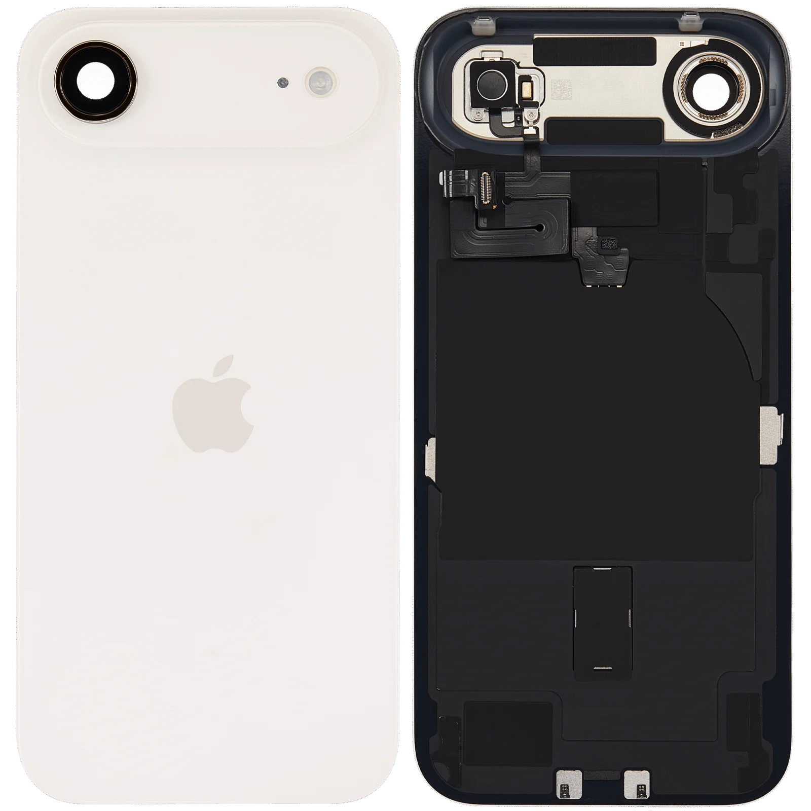 Back Glass W/ MagSafe Magnet & NFC & Flashlight Flex For iPhone Air (Used OEM Pull: Grade A) (Light Gold)