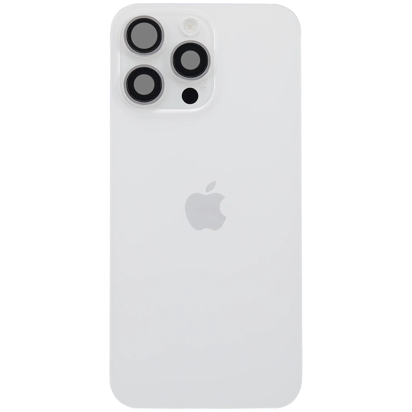 Back Glass w/ MagSafe Magnet & NFC & Flashlight Flex For IPhone 15 Pro Max (Service Pack) (White Titanium) - Image 3