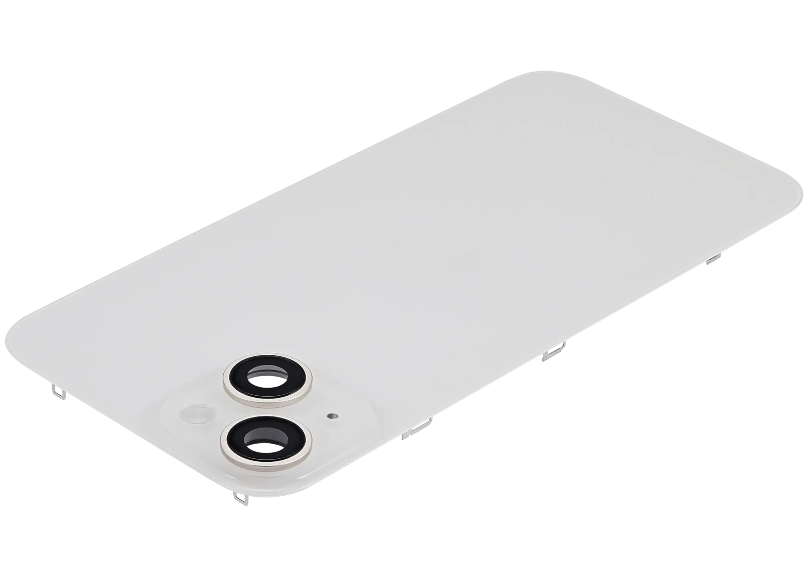 Back Glass w/ MagSafe Magnet & NFC & Flashlight Flex For iPhone 14 (Aftermarket) (No Logo) (Starlight) - Image 5