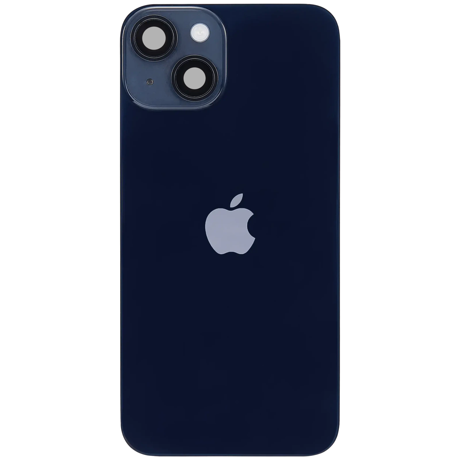 Back Glass w/ MagSafe Magnet & NFC & Flashlight Flex For iPhone 14 (Service Pack) (Midnight) - Image 3