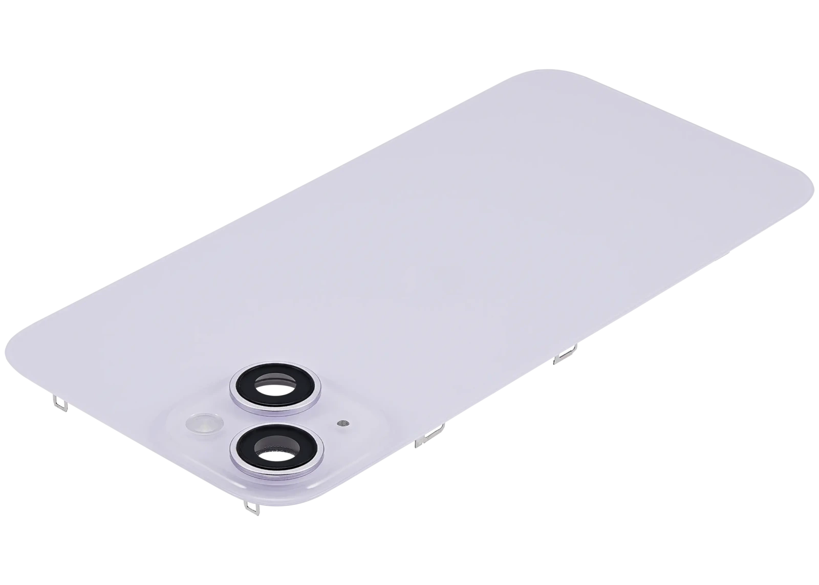 Back Glass w/ MagSafe Magnet & NFC & Flashlight Flex For iPhone 14 (Used OEM Pull: Grade A) (Purple) - Image 5
