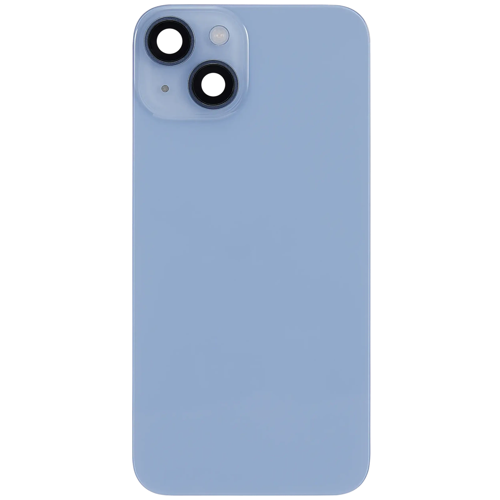 Back Glass w/ MagSafe Magnet & NFC & Flashlight Flex For iPhone 14 (Used OEM Pull: Grade B) (Blue) - Image 3