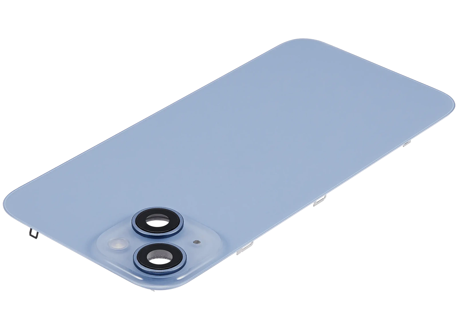 Back Glass w/ MagSafe Magnet & NFC & Flashlight Flex For iPhone 14 (Used OEM Pull: Grade B) (Blue) - Image 5