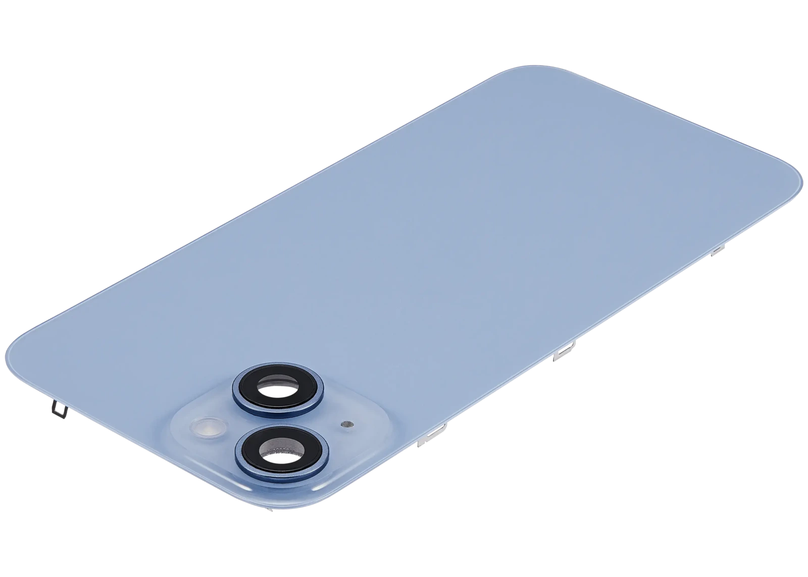 Back Glass w/ MagSafe Magnet & NFC & Flashlight Flex For iPhone 14 (Used OEM Pull: Grade C) (Blue) - Image 5