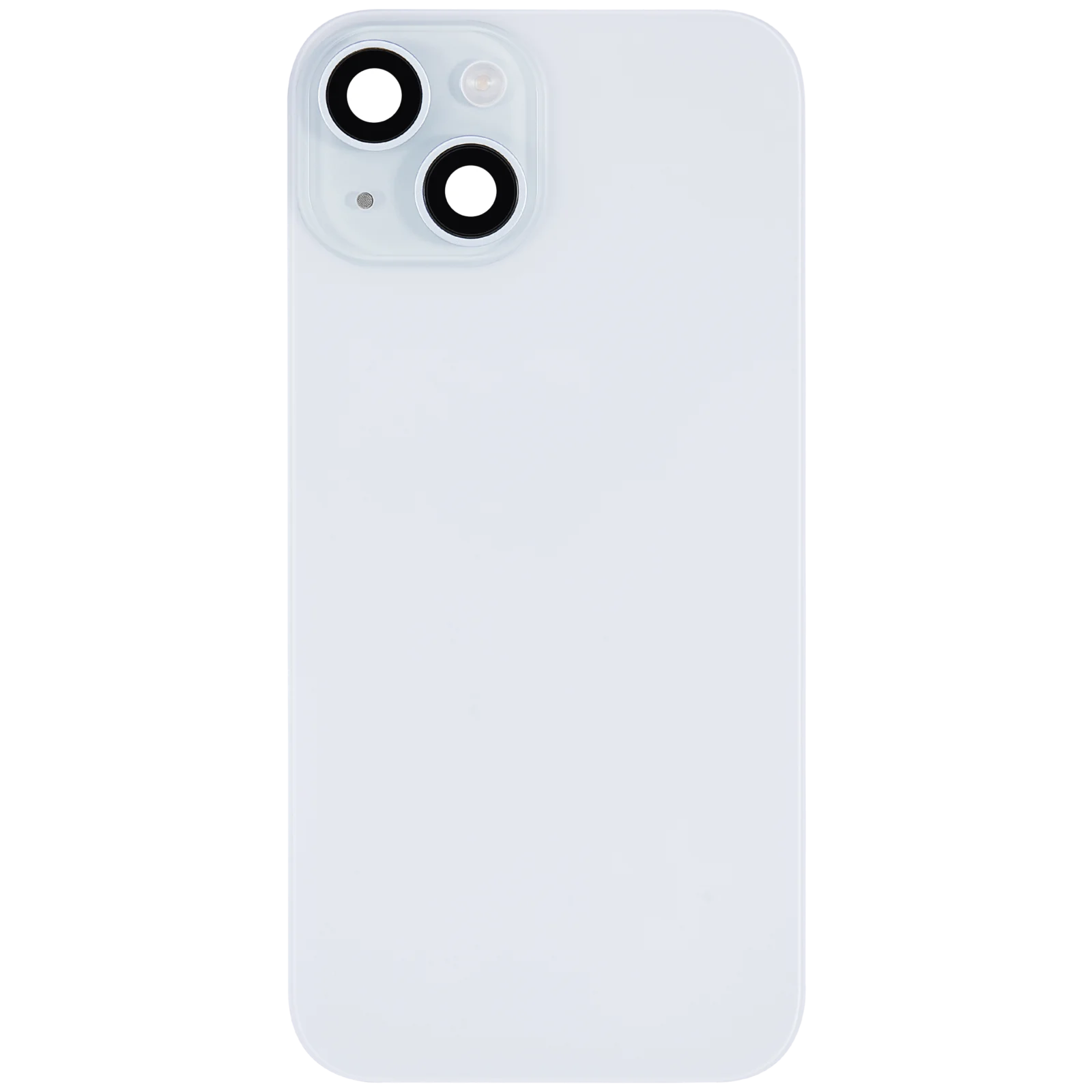 Back Glass w/ MagSafe Magnet & NFC & Flashlight Flex For iPhone 15 (No Logo) (Aftermarket) (Blue) - Image 4