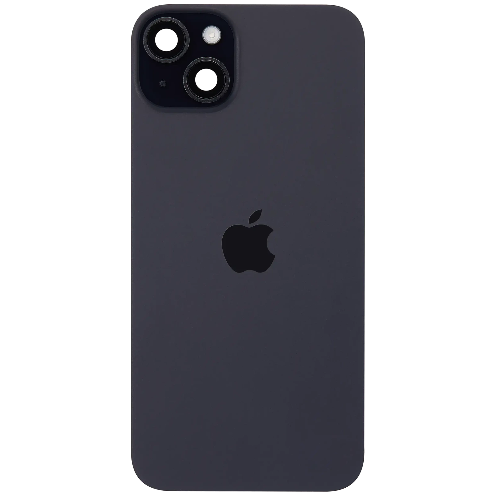 Back Glass w/ MagSafe Magnet & NFC & Flashlight Flex For iPhone 15 Plus (Service Pack) (Black) - Image 3